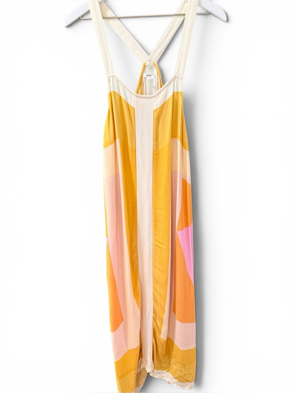 O’Neill Miranda White Multi Geometric Print Midi Dress - Picture 8 of 12